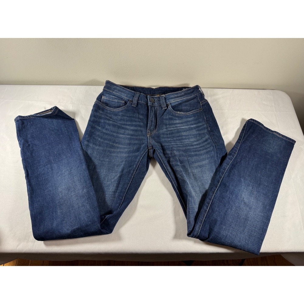 Buffalo David Bitton Relaxed Straight Jeans Mens 28x32 Indigo Blue Denim